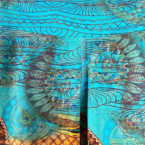 Donajo Leggings‎ Multicolored Printed Size 1 - Picture 3 of 5